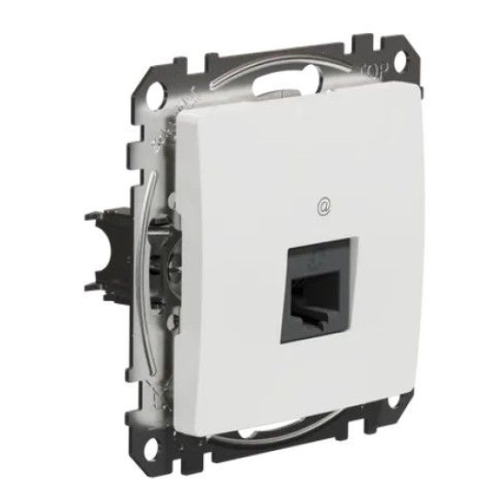 Комп'ютерна розетка Schneider Electric Sedna Design & Elements RJ45 кат. 5е UTP біла SDD111451