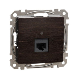 Комп'ютерна розетка Schneider Electric Sedna Design & Elements RJ45 кат. 5е UTP венге SDD181451