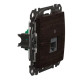 Комп'ютерна розетка Schneider Electric Sedna Design & Elements RJ45 кат. 5е UTP венге SDD181451