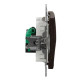 Комп'ютерна розетка Schneider Electric Sedna Design & Elements RJ45 кат. 5е UTP венге SDD181451