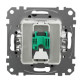 Комп'ютерна розетка Schneider Electric Sedna Design & Elements RJ45 кат. 5е UTP чорна SDD114451