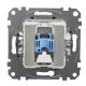 Комп'ютерна розетка Schneider Electric Sedna Design & Elements RJ45 кат. 6 STP алюміній SDD113461