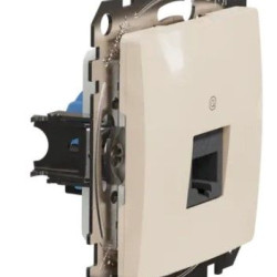Комп'ютерна розетка Schneider Electric Sedna Design & Elements RJ45 кат. 6 STP бежева SDD112461