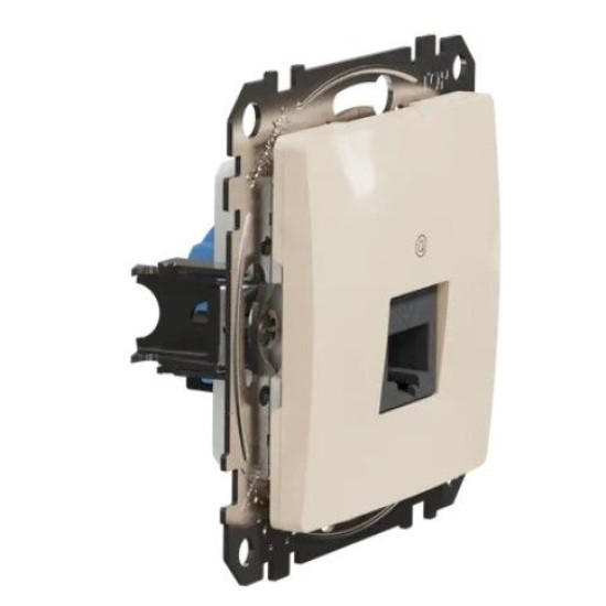 Комп'ютерна розетка Schneider Electric Sedna Design & Elements RJ45 кат. 6 STP бежева SDD112461