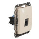 Комп'ютерна розетка Schneider Electric Sedna Design & Elements RJ45 кат. 6 STP бежева SDD112461