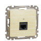 Комп'ютерна розетка Schneider Electric Sedna Design & Elements RJ45 кат. 6 STP береза SDD180461
