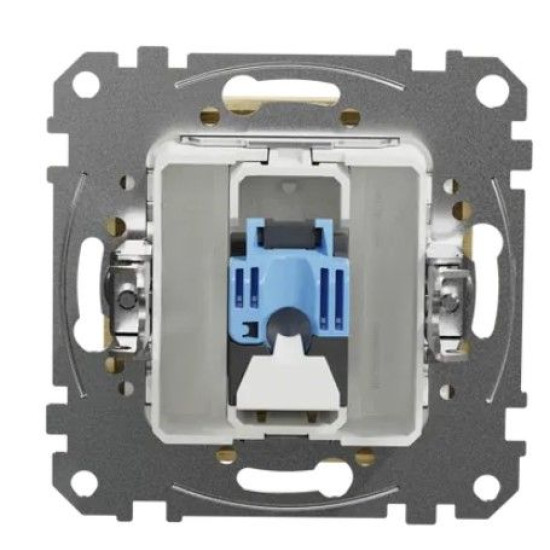 Комп'ютерна розетка Schneider Electric Sedna Design & Elements RJ45 кат. 6 STP береза SDD180461