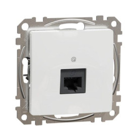 Комп'ютерна розетка Schneider Electric Sedna Design & Elements RJ45 кат. 6 STP біла SDD111461