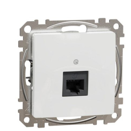 Комп'ютерна розетка Schneider Electric Sedna Design & Elements RJ45 кат. 6 STP біла SDD111461