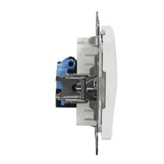 Комп'ютерна розетка Schneider Electric Sedna Design & Elements RJ45 кат. 6 STP біла SDD111461