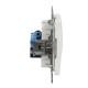Комп'ютерна розетка Schneider Electric Sedna Design & Elements RJ45 кат. 6 STP біла SDD111461