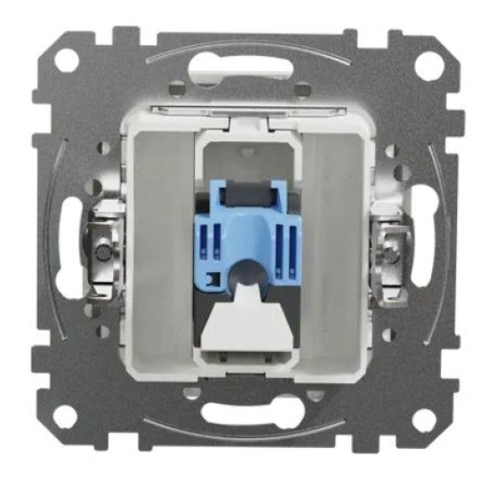 Комп'ютерна розетка Schneider Electric Sedna Design & Elements RJ45 кат. 6 STP біла SDD111461