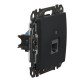 Комп'ютерна розетка Schneider Electric Sedna Design & Elements RJ45 кат. 6 STP чорна SDD114461