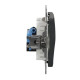 Комп'ютерна розетка Schneider Electric Sedna Design & Elements RJ45 кат. 6 STP чорна SDD114461