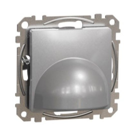 Накладка для виведення кабелю Schneider Electric Sedna Design & Elements алюміній SDD113903