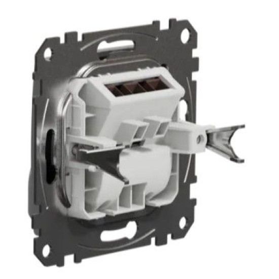 Накладка для виведення кабелю Schneider Electric Sedna Design & Elements алюміній SDD113903
