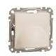 Накладка для виведення кабелю Schneider Electric Sedna Design & Elements бежева SDD112903