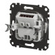 Накладка для виведення кабелю Schneider Electric Sedna Design & Elements біла SDD111903