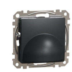 Накладка для виведення кабелю Schneider Electric Sedna Design & Elements чорна SDD114903