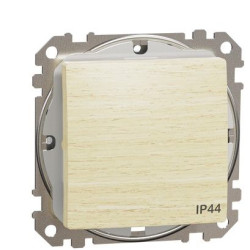 Одноклавішний перемикач Schneider Electric Sedna Design & Elements IP44 береза SDD280106
