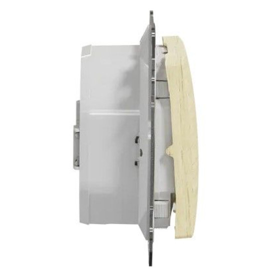 Одноклавішний перемикач Schneider Electric Sedna Design & Elements IP44 береза SDD280106