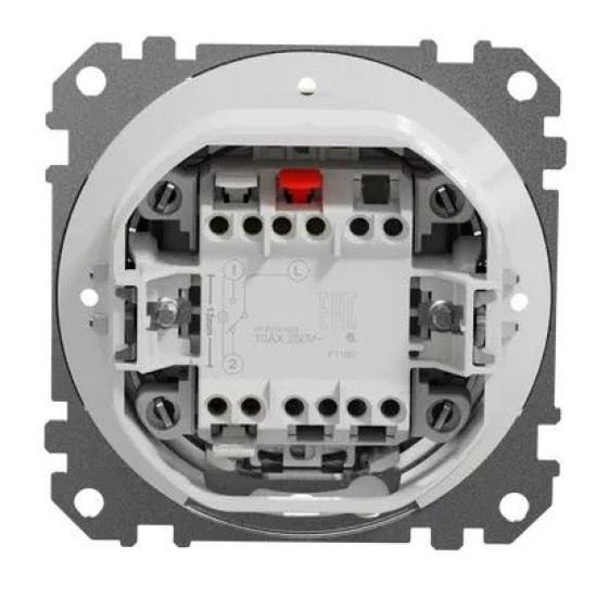 Одноклавішний перемикач Schneider Electric Sedna Design & Elements IP44 береза SDD280106