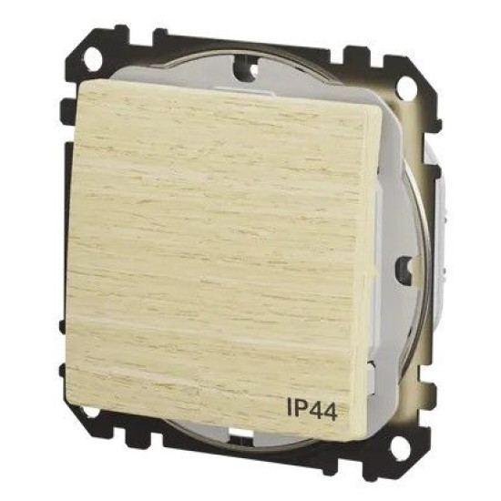 Одноклавішний перемикач Schneider Electric Sedna Design & Elements IP44 береза SDD280106