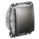 Одноклавішний перемикач Schneider Electric Sedna Design & Elements IP44 матовий алюміній SDD270106