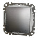 Одноклавішний перемикач Schneider Electric Sedna Design & Elements IP44 матовий алюміній SDD270106
