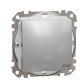 Одноклавішний перемикач Schneider Electric Sedna Design & Elements з кришкою IP44 алюміній SDD213106
