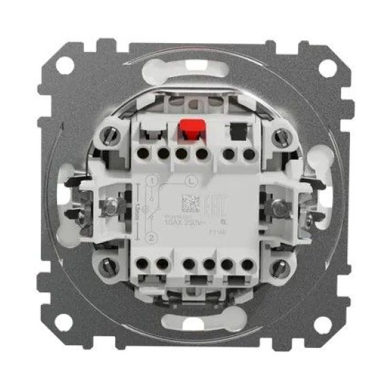 Одноклавішний перемикач Schneider Electric Sedna Design & Elements з кришкою IP44 бежевий SDD212106