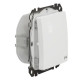 Одноклавішний перемикач Schneider Electric Sedna Design & Elements з кришкою IP44 білий SDD211106