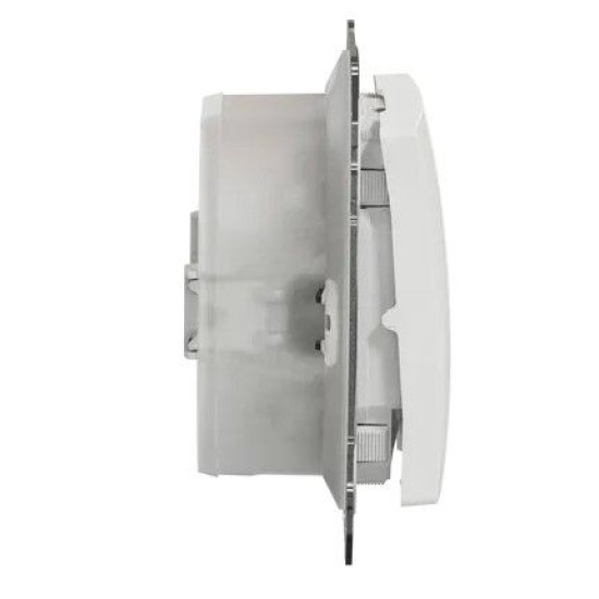 Одноклавішний перемикач Schneider Electric Sedna Design & Elements з кришкою IP44 білий SDD211106