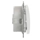 Одноклавішний перемикач Schneider Electric Sedna Design & Elements з кришкою IP44 білий SDD211106