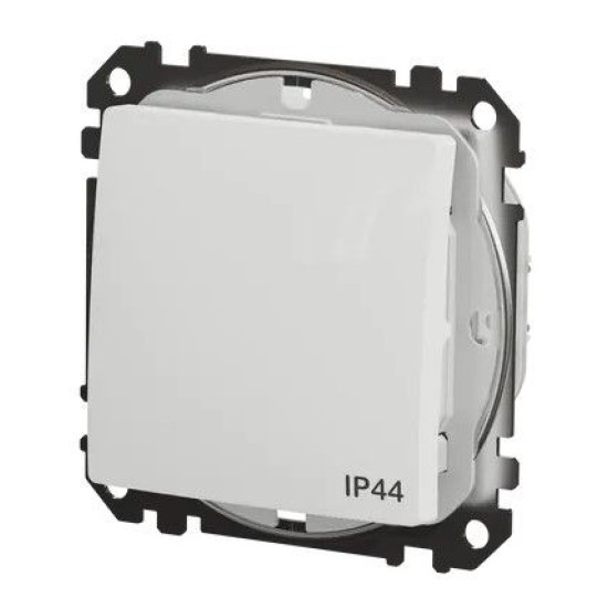 Одноклавішний перемикач Schneider Electric Sedna Design & Elements з кришкою IP44 білий SDD211106