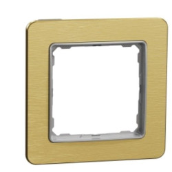 Однопостова рамка Schneider Electric Sedna Elements Sedna Elements матове золото SDD371801