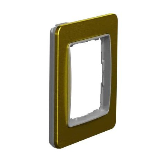 Однопостова рамка Schneider Electric Sedna Elements Sedna Elements матове золото SDD371801