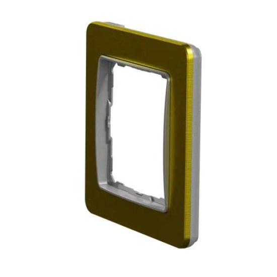 Однопостова рамка Schneider Electric Sedna Elements Sedna Elements матове золото SDD371801