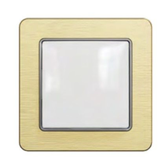 Однопостова рамка Schneider Electric Sedna Elements Sedna Elements матове золото SDD371801