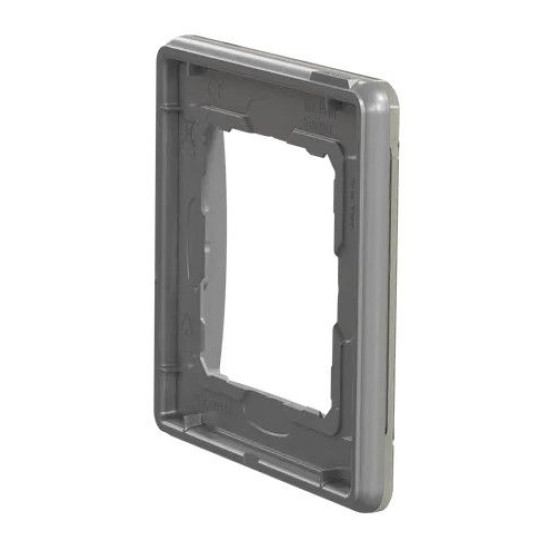 Однопостова рамка Schneider Electric Sedna Elements штучне біле скло SDD360801