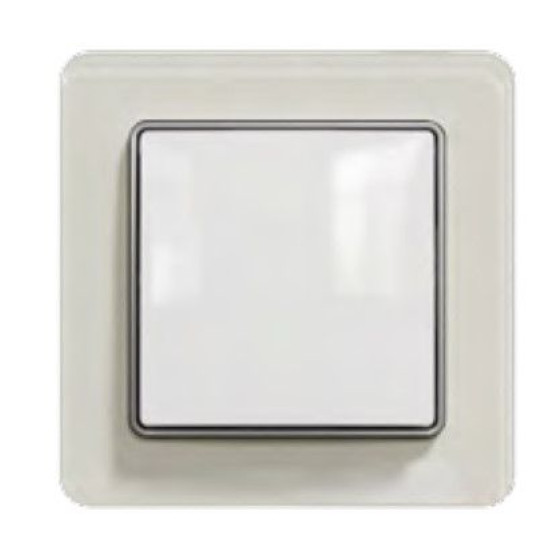 Однопостова рамка Schneider Electric Sedna Elements штучне біле скло SDD360801