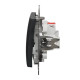 Перехресний перемикач Schneider Electric Sedna Design & Elements чорний SDD114107