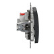 Перехресний перемикач Schneider Electric Sedna Design & Elements чорний SDD114107