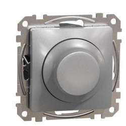 Поворотний світлорегулятор Schneider Electric Sedna Design & Elements RC 3-370 Вт алюміній SDD113501