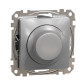 Поворотний світлорегулятор Schneider Electric Sedna Design & Elements RC 3-370 Вт алюміній SDD113501