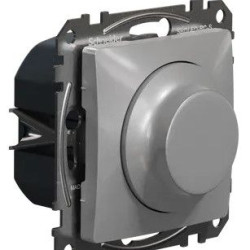 Поворотний світлорегулятор Schneider Electric Sedna Design & Elements RC 3-370 Вт алюміній SDD113501