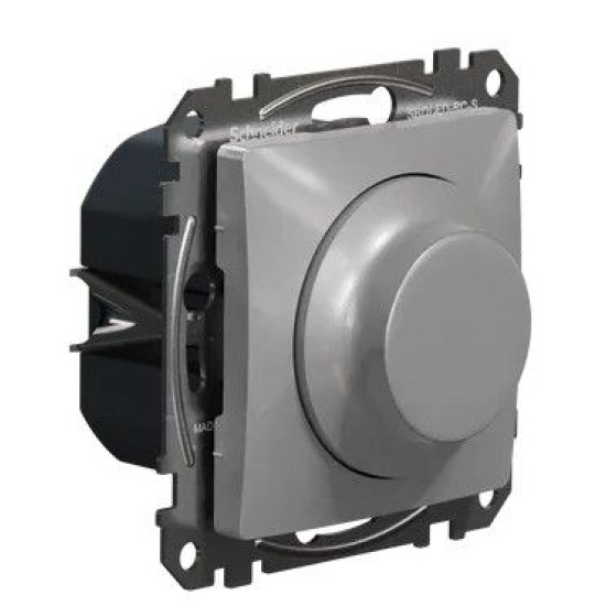 Поворотний світлорегулятор Schneider Electric Sedna Design & Elements RC 3-370 Вт алюміній SDD113501