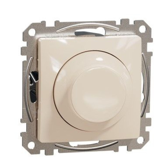 Поворотний світлорегулятор Schneider Electric Sedna Design & Elements RC 3-370 Вт бежевий SDD112501