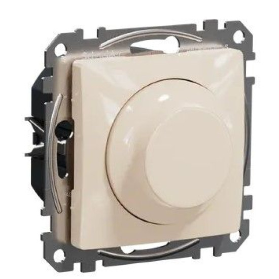 Поворотний світлорегулятор Schneider Electric Sedna Design & Elements RC 3-370 Вт бежевий SDD112501