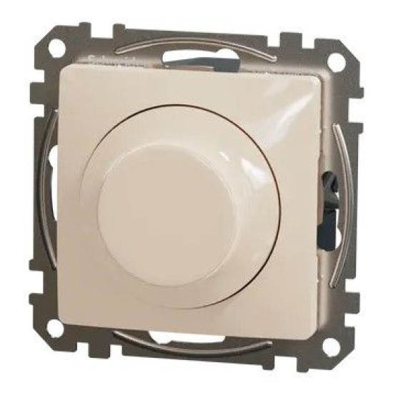 Поворотний світлорегулятор Schneider Electric Sedna Design & Elements RC 3-370 Вт бежевий SDD112501